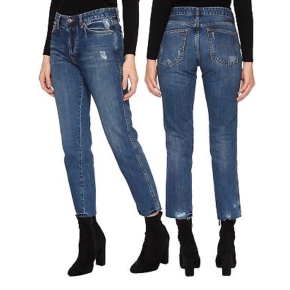 Free People Denim - Free People Slim Boyfriend Jeans Sz 24&26